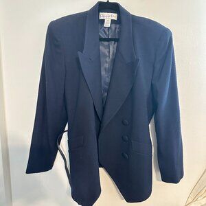 Vintage Dior Navy Blazer